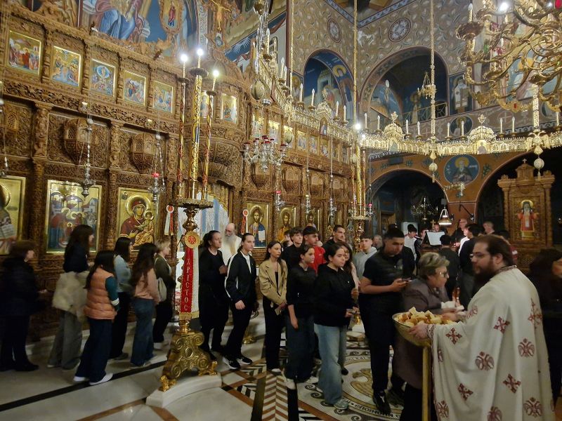 Θεία Λειτουργία για τους εξεταζομένους μαθητές από τον Μητροπολίτη Δράμας